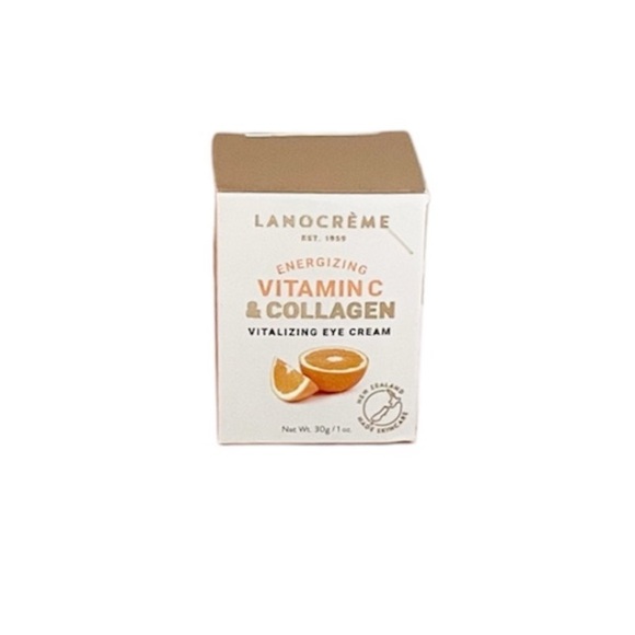 LANOCRÈME Energizing Vitamin C & Collagen Vitalizing Daily Eye Cream 1 oz Travel - Picture 3 of 12